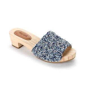 UTbN Y V[Y T_ The Sak Ella Clog Sandal Blue Static Shell u[