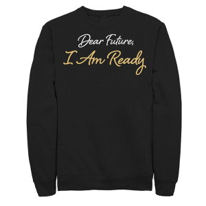 yz AjLN^[ Y TVc gbvX Men's Fifth Sun "Dear Future I Am Ready" Sweatshirt Black
