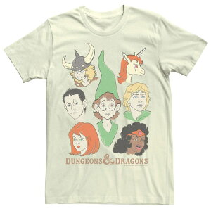 yz AjLN^[ Y TVc gbvX Men's Dungeons & Dragons Group Shot Tee Natural