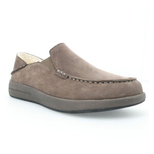 vybg Y V[Y T_ XG[h Propet Edsel Men'suede Moccasin Slippers Gray O[