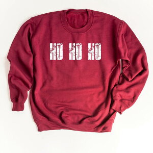 Simply Sage Market ���f�B�[�X �g�b�v�X T�V���c �X�E�F�b�g �O���t�B�b�N Simply Sage Market Ho Block Distressed - Women's Graphic Sweatshirt Cardinal