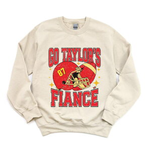 Simply Sage Market ���f�B�[�X �g�b�v�X T�V���c �X�E�F�b�g Simply Sage Market Go Taylor's Fiance Sparkle - Women'sweatshirt Dust