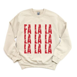 Simply Sage Market ���f�B�[�X �g�b�v�X T�V���c �X�E�F�b�g �O���t�B�b�N Simply Sage Market Fa La Distressed - Women's Graphic Sweatshirt Dust