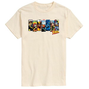 yz AjLN^[ Y TVc gbvX Men's Marvel X-Men Comic Characters Graphic Tee Cream