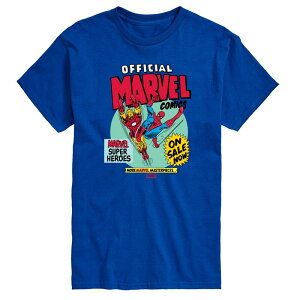 �A�j���L�����N�^�[ �����Y �g�b�v�X T�V���c �O���t�B�b�N Licensed Character Men's Marvel Comicsuper Heroes Graphic Tee Royal Blue �u���[