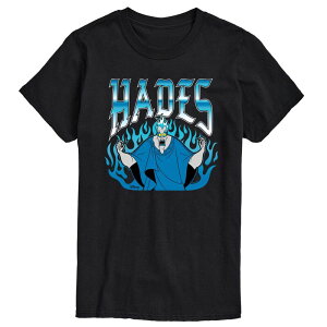 �A�j���L�����N�^�[ �����Y �g�b�v�X T�V���c �g�[�� �O���t�B�b�N Licensed Character Big & Tall Disney's Hades Graphic Tee Black �u���b�N