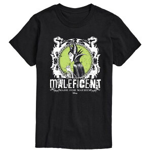 �A�j���L�����N�^�[ �����Y �g�b�v�X T�V���c �g�[�� �O���t�B�b�N Licensed Character Big & Tall Disney's Maleficent Made For Mayhem Graphic Tee Black �u���b�N