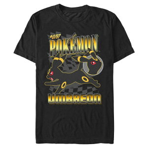 �A�j���L�����N�^�[ �����Y �g�b�v�X T�V���c �O���t�B�b�N Licensed Character Men's Pokemon Umbreon 0197 Poster Graphic Tee Black �u���b�N