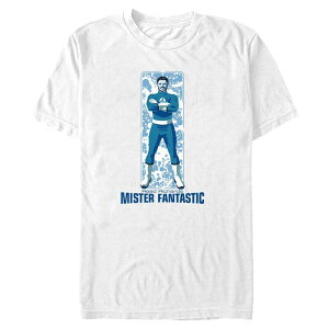 yz AjLN^[ Y TVc gbvX Big & Tall Mister Fantastic Graphic Tee White