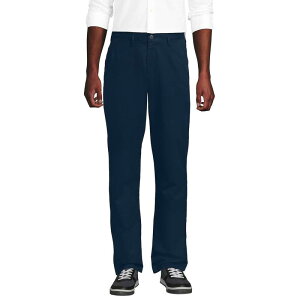 �����Y�G���h �����Y �{�g���X �J�W���A���p���c Men's Lands' End Comfort Waist Athletic Fit Chino Pants Radiant Navy �l�C�r�[