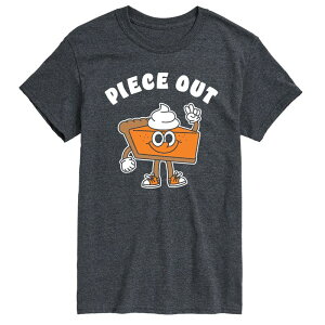 �A�j���L�����N�^�[ �����Y �g�b�v�X T�V���c �g�[�� �O���t�B�b�N Licensed Character Big & Tall Piece Out Pumpkin Pie Graphic T-Shirt Heather Charcoal �`���R�[��