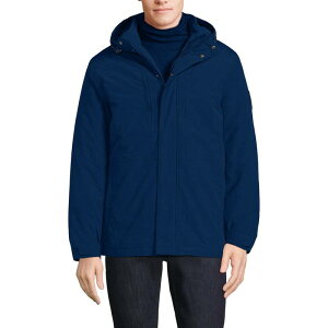 yz YGh Y WPbgEu] AE^[ Men's Lands' End Squall 3-in-1 Jacket Deep Sea Navy