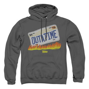 yz AjLN^[ Y TVc gbvX Big & Tall Bttf Outatime Graphic Pullover Hoodie Charcoal