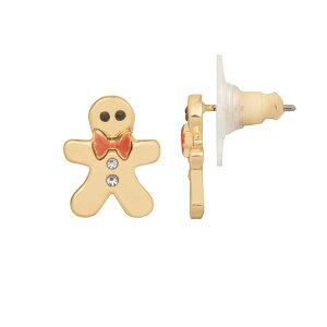 LC Lauren Conrad ���f�B�[�X �A�N�Z�T���[ �s�A�X�E�C�������O LC Lauren Conrad Gold Tone Gingerbread Stud Earrings Multi �}���`�J���[