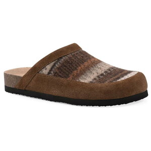 yz zCg}Ee fB[X T_ V[Y White Mountain Benday Women's Slip-On Clogs Chestnut Multi