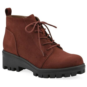 �z���C�g�}�E���e�� ���f�B�[�X �V���[�Y �u�[�c�E���C���u�[�c ���[�X White Mountain Tariq Women's Lace-Up Lug Sole Booties Rust ���X�g