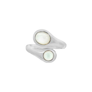�v�������[�Y ���f�B�[�X �A�N�Z�T���[ �����O PRIMROSE Simulated Mother-of-Pearl Bypass Ring Silver Tone �V���o�[