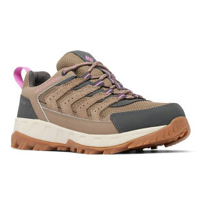 RrA fB[X V[Y Xj[J[ Columbia Strata Women's Waterproof Low Trail Shoes Wet Sand Berrypatch Th