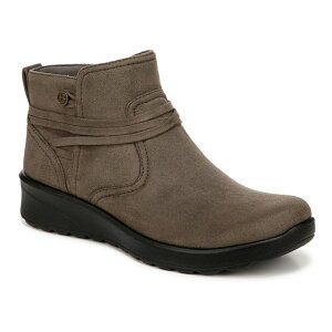 【送料無料】 ビジーズ レディース ブーツ・レインブーツ シューズ Bzees Guest Women's Ankle Boots Olive Night
