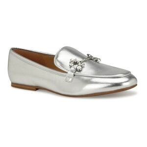 yz iCEFXg fB[X Xb|E[t@[ V[Y Nine West Bennit Women's Slip-On Round Toe Dress Loafers Silver
