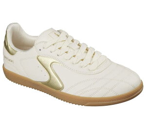 �X�P�b�`���[�Y ���f�B�[�X �V���[�Y �X�j�[�J�[ Skechers Hotshot Kickoff Women'sneakers White Gold �z���C�g