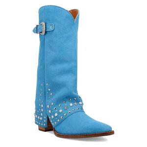 �f�B���S ���f�B�[�X �V���[�Y �u�[�c�E���C���u�[�c �X�G�[�h ���U�[ Dingo Howdy Honey Women'suede Leather Boots Blue �u���[