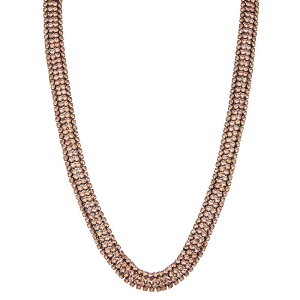 ���F���E�H�� ���f�B�[�X �A�N�Z�T���[ �l�b�N���X�E�`���[�J�[�E�y���_���g�g�b�v ���[�X Simply Vera Wang Brown Gold Tone Rhinestone Collar Necklace Pink �s���N