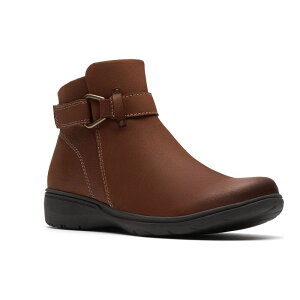 �N���[�N�X ���f�B�[�X �V���[�Y �u�[�c�E���C���u�[�c �A���N�� ���U�[ Clarks Carleigh Drift Women's Nubuck Leather Ankle Boots British Tanubuck �^��