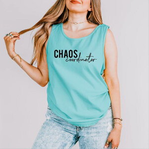 Simply Sage Market ���f�B�[�X �g�b�v�X T�V���c �O���t�B�b�N Simply Sage Market Chaos Coordinator - Women's Garment Dyed Graphic Tank Top Chalky Mint �~���g