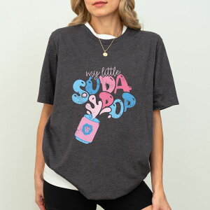 Simply Sage Market ���f�B�[�X �g�b�v�X T�V���c Simply Sage Market My Little Soda Pop - Short Sleeve Tee Charcoal �`���R�[��