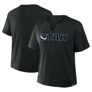 �t�@�i�e�B�N�X ���f�B�[�X �g�b�v�X T�V���c Women's Fanatics Black Utah Mammoth Combo Stadium Sluboxy T-Shirt Utm Black �u���b�N