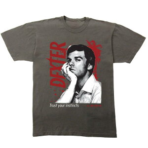 �A�j���L�����N�^�[ �����Y �g�b�v�X T�V���c �O���t�B�b�N Licensed Character Men's Dexter Trust Your Instincts Graphic Tee Pepper Black �u���b�N