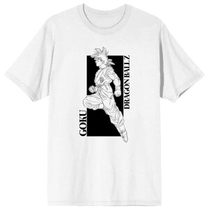 �A�j���L�����N�^�[ �����Y �g�b�v�X T�V���c �O���t�B�b�N Licensed Character Men's Dragon Ball Z Goku Graphic Tee White �z���C�g
