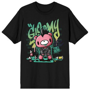 �A�j���L�����N�^�[ �����Y �g�b�v�X T�V���c �O���t�B�b�N Licensed Character Men's Gloomy Bear Punk Graphic Tee Black �u���b�N