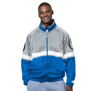 �X�^�[�^�[ �����Y �A�E�^�[ �W���P�b�g�E�u���]�� Men'starter Blue/White Dallas Mavericks The Veteran Tricotrack Raglan Full-Zip Jacket Mav Blue �u���[
