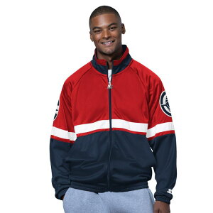 �X�^�[�^�[ �����Y �A�E�^�[ �W���P�b�g�E�u���]�� Men'startered/White LA Clippers The Veteran Tricotrack Raglan Full-Zip Jacket Clp Red ���b�h