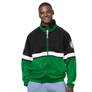 �X�^�[�^�[ �����Y �A�E�^�[ �W���P�b�g�E�u���]�� Men'starter Kelly Green/White Boston Celtics The Veteran Tricotrack Raglan Full-Zip Jacket Cel Green �O���[��