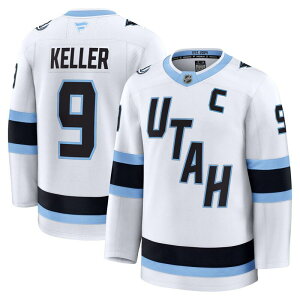 �t�@�i�e�B�N�X �����Y �g�b�v�X T�V���c �W���[�W�[ Men's Fanatics Clayton Keller White Utah Mammoth Away Premium Player Jersey Utm White �z���C�g