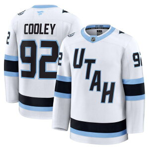 �t�@�i�e�B�N�X �����Y �g�b�v�X T�V���c �W���[�W�[ Men's Fanatics Logan Cooley White Utah Mammoth Away Premium Player Jersey Utm White �z���C�g