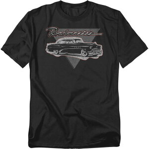�A�j���L�����N�^�[ �����Y �g�b�v�X T�V���c �g�[�� �O���t�B�b�N Licensed Character Big & Tall Buick 1952 Roadmaster Graphic Tee Black �u���b�N