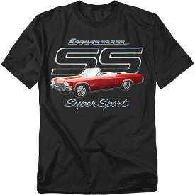 アニメキャラクター メンズ トップス Tシャツ トール グラフィック Licensed Character Big & Tall Chevrolet Impala Super Sport Graphic Tee Black ブラック