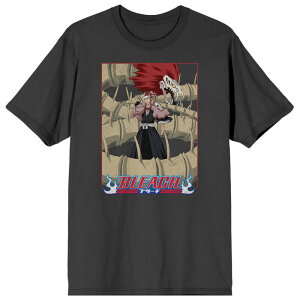 AjLN^[ Y gbvX TVc OtBbN Licensed Character Men's Bleach Renji & Snakes Graphic Tee Charcoal `R[
