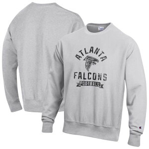 �`�����s�I�� �����Y �g�b�v�X T�V���c �X�E�F�b�g �t���[�X Men's Champion Heather Gray Atlanta Falcons Reverse Weave Fleece Pullover Sweatshirt Fal Grey �O���[