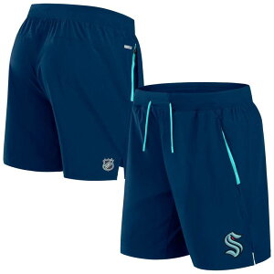 �t�@�i�e�B�N�X �����Y �{�g���X �n�[�t�p���c�E�V���[�c �V���[�g�p���c Men's Fanatics Deep Sea Blue Seattle Kraken Authentic Pro Rink Performance Shorts Krk Navy �l�C�r�[