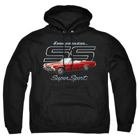 アニメキャラクター メンズ トップス Tシャツ トール パーカー グラフィック Licensed Character Big & Tall Chevrolet Impala Super Sport Graphic Pullover Hoodie Black ブラック