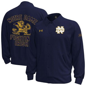 A_[A[}[ Y AE^[ WPbgEu] t[X Men's Under Armour Navy Notre Dame Fighting Irish Gameday Icon Full-Snap Fleece Jacket Ntd Navy lCr[