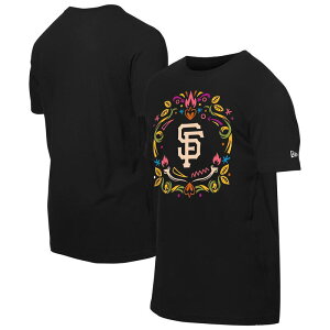 �j���[�G�� �����Y �g�b�v�X T�V���c Men's New Era Black San Francisco Giants Da de los Muertos T-Shirt Gnt Black �u���b�N