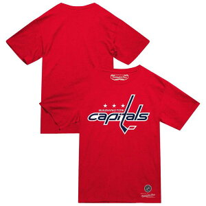 �~�b�`�F��&�l�X �����Y �g�b�v�X T�V���c �L���b�v Men's Mitchell & Ness Red Washington Capitals Heritage T-Shirt Cap Red ���b�h