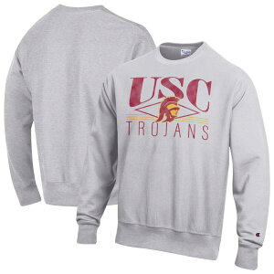 �`�����s�I�� �����Y �g�b�v�X T�V���c �X�E�F�b�g �t���[�X Men's Champion Gray USC Trojans Reverse Weave Fleece Sweatshirt Usc Grey �O���[