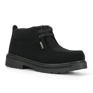 yz OY Y u[cECu[c V[Y Lugz Strutt LX Men's Moc-Toe Ankle Boots Black